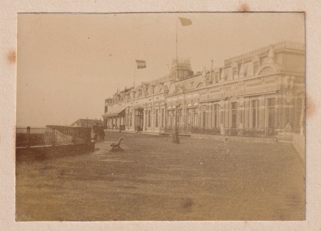 770C foto, kleine kabinetfoto Vlissingen Noordzee Boulevard, Verzamelen, Ophalen of Verzenden, Voor 1920, Ongelopen, Zeeland