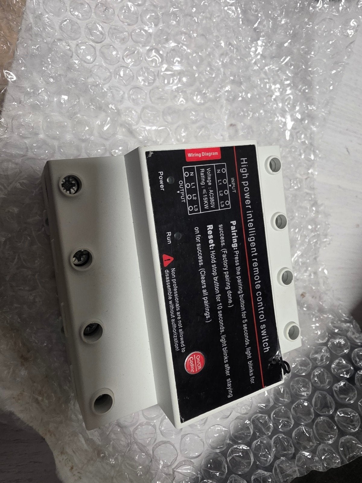 High Power Intelligent Remote Control Switch, Ophalen of Verzenden, Zo goed als nieuw, Overige merken, Schakelaar