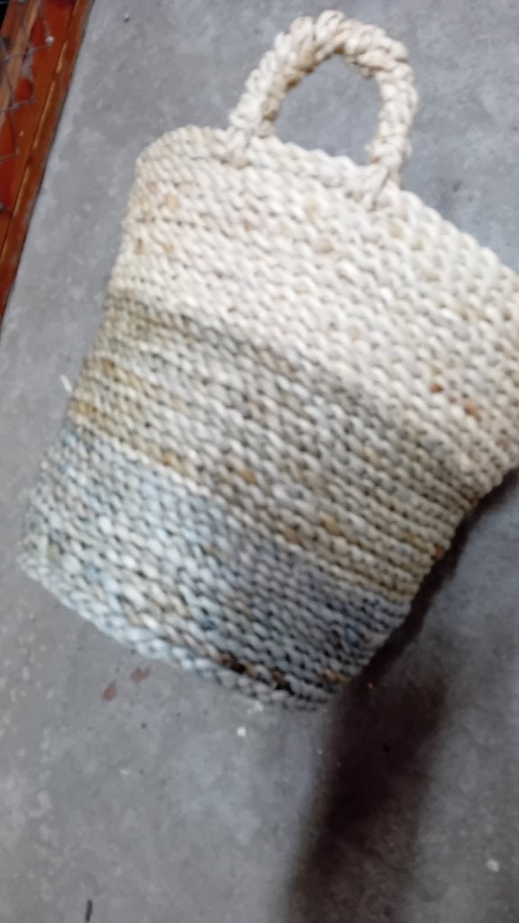 Mand grote pitriet mand 40 x 35 nieuw, Ophalen of Verzenden, Nieuw, Rond, Riet