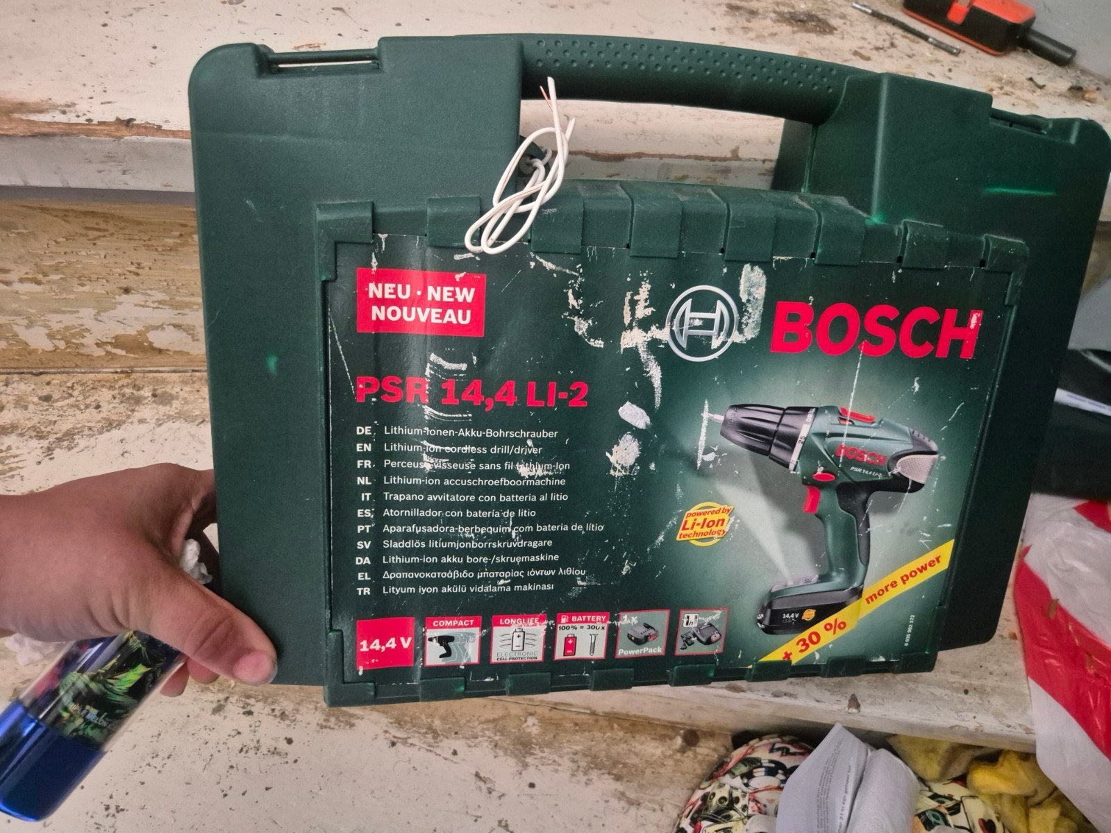 Bosch 14.4V Accuboormachine LI-2, Ophalen of Verzenden, Gebruikt, Boor- en Schroefmachine