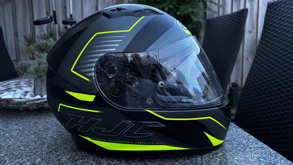 HJC Motorhelm - Maat XS - Zwart/Neon Geel, Ophalen, XS, Kinderen, HJC