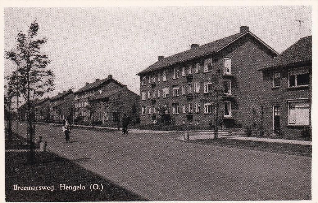 Hengelo, Breemarsweg., Verzenden, 1940 tot 1960, Ongelopen, Overijssel