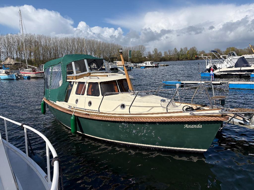 Haber 660M, Kajuitboot, Jacht, Kajuitsloep, Watersport en Boten, Motorboten en Motorjachten, Zo goed als nieuw, Polyester, Diesel