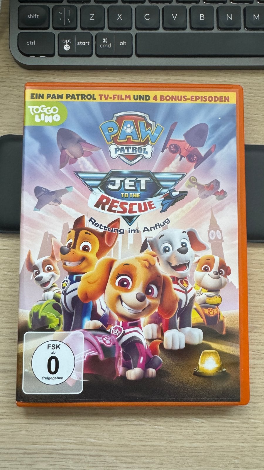 Paw Patrol: Jet to the Rescue DVD - Film en 4 bonusafleverin, Bonusmateriaal, Animatie, Alle leeftijden, Nederlands