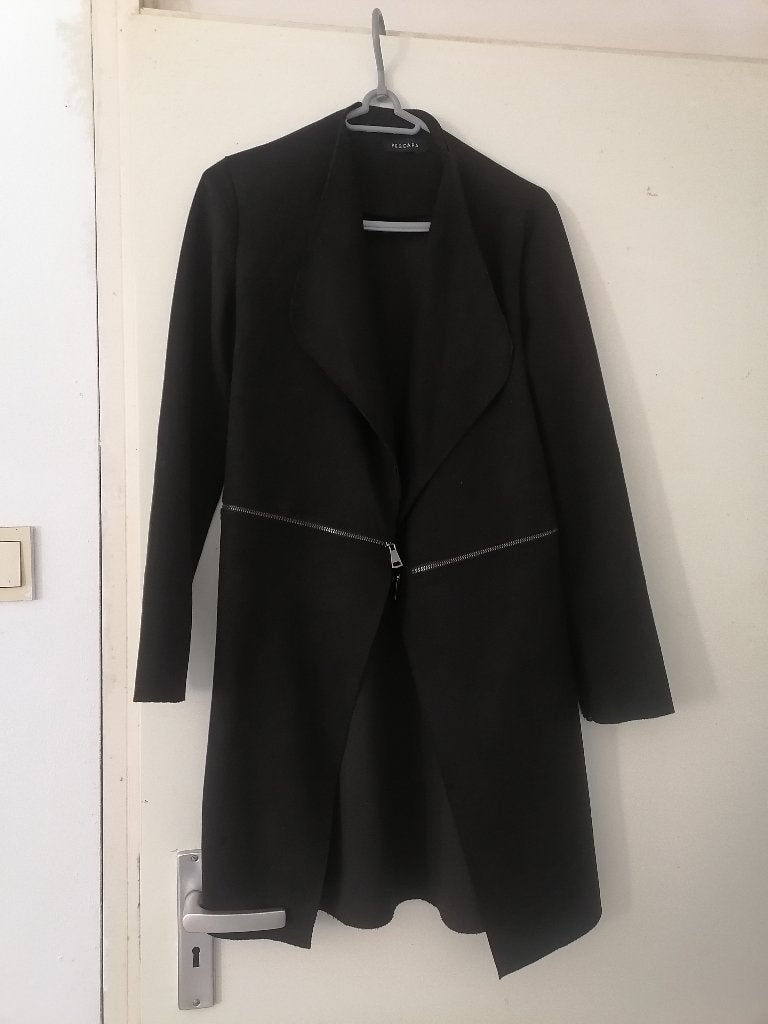 LANGE SUEDE VEST-M NIEUW, Ophalen of Verzenden, Nieuw, Maat 38/40 (M), Zwart