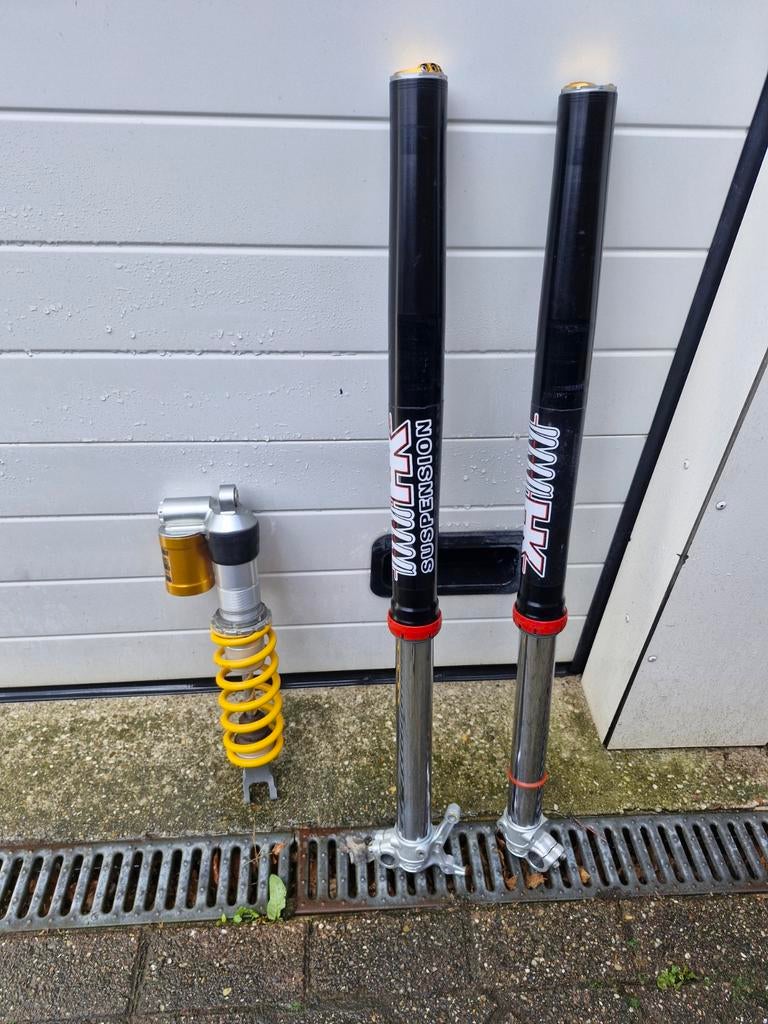 Öhlins schokbreker en voorvork KTM, Husqvarna en Gasgas, Ophalen of Verzenden