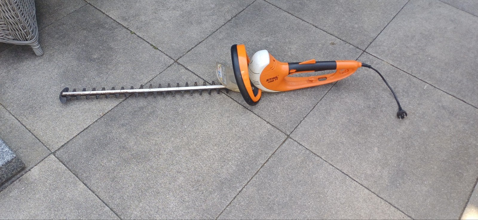 Stihl HSE 71 elektrische heggenschaar, Tuin en Terras, Ophalen of Verzenden, Gebruikt, Elektrisch, Stihl