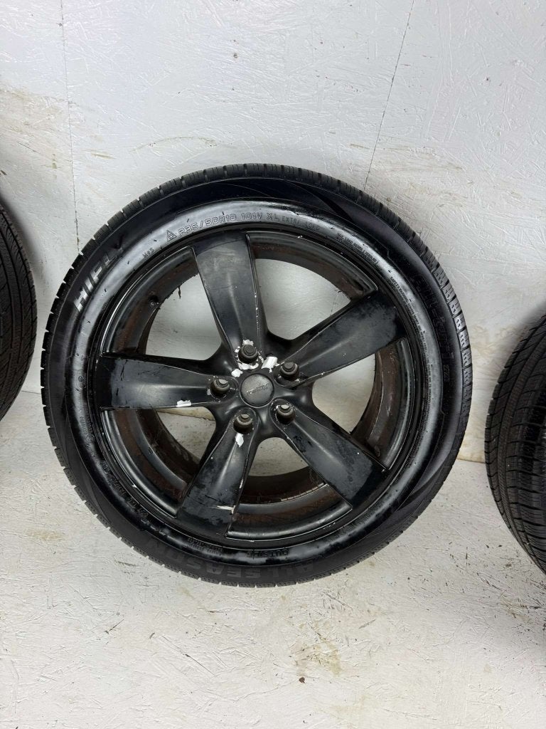 BMW 5 serie velgen 18" 5x120 all-season set e60 e90 e46, Niet ingevuld, 18 inch, Gebruikt, Banden en Velgen