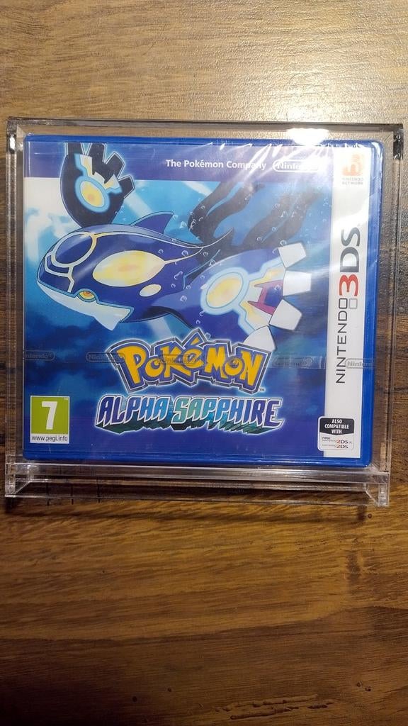 Pokémon Alpha Sapphire - Nieuw Geseald in Acryl Case, Online, 1 speler, Nieuw, Ophalen of Verzenden