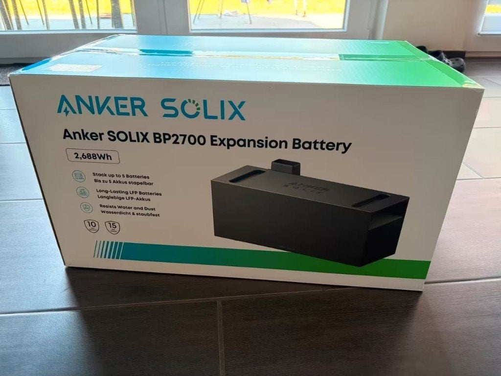 Anker SOLIX 3 BP2700 2,7 kWh zo goed als nieuw OVP, Computers en Software, Accu's en Batterijen, Ophalen of Verzenden, Zo goed als nieuw