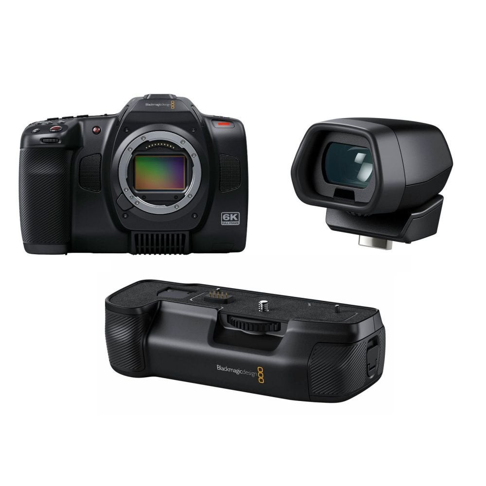 Blackmagic Cinema Camera 6K + Pocket Battery Pro Grip +  EVF, Overige merken, Overige soorten, Zo goed als nieuw, Ophalen of Verzenden