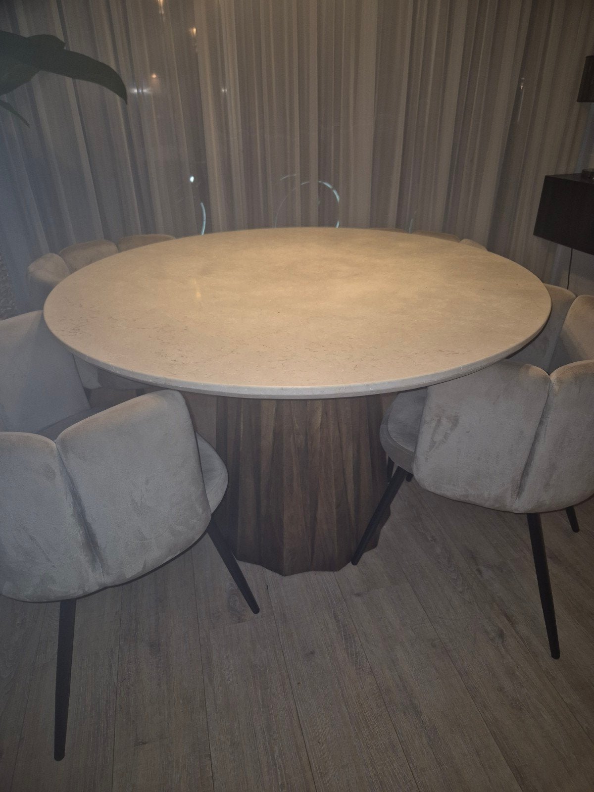 eettafel marmer, Ophalen of Verzenden, Zo goed als nieuw, Rechthoekig, Overige materialen