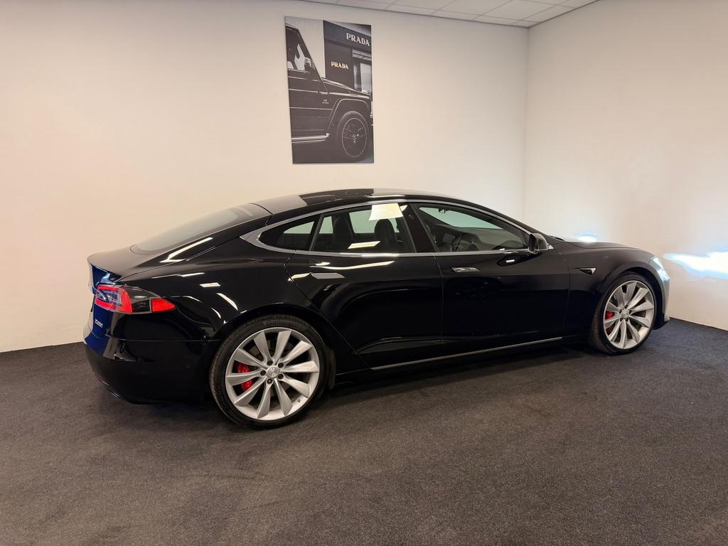 Tesla Model S 100D Performance 700pk, Automaat, 110 €/maand, Model S, Zwart