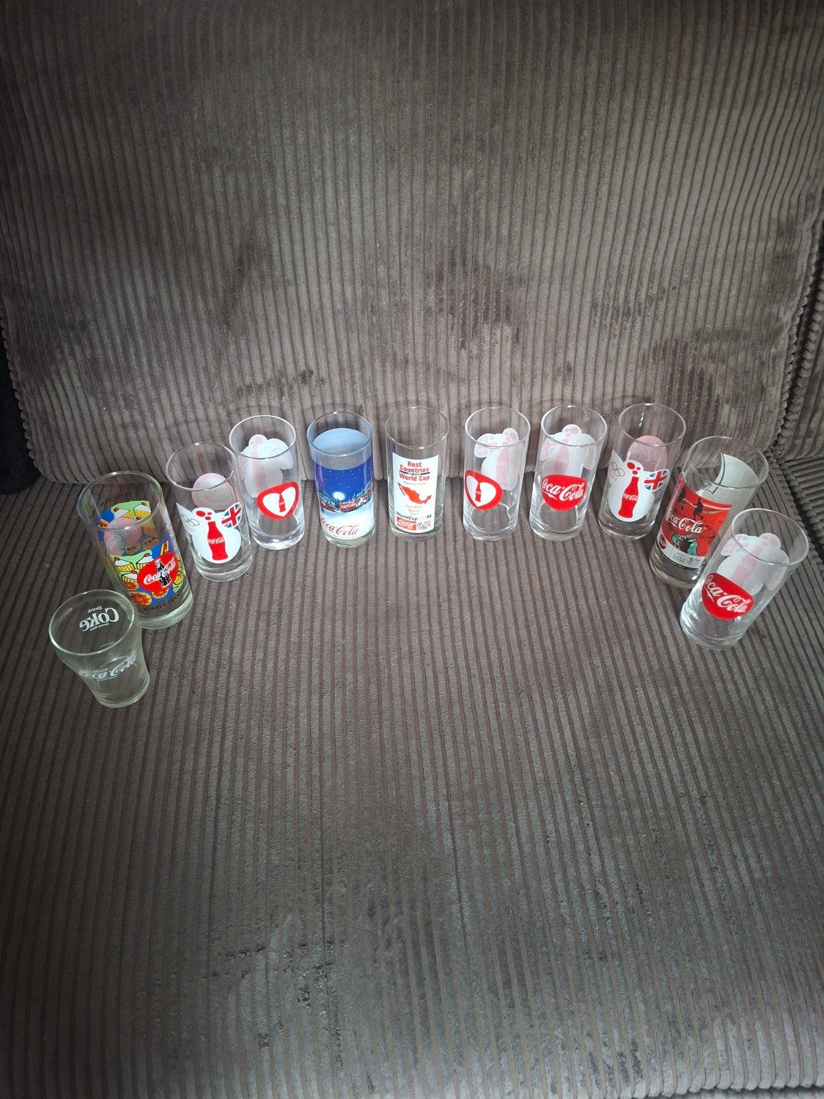 Vintage coca cola longdrinks, Ophalen, Zo goed als nieuw, Gebruiksvoorwerp