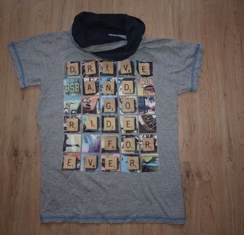 Grijs T-Shirt met Print Europe Kids (152), Gebruikt, Europe Kids, Ophalen of Verzenden, Shirt of Longsleeve