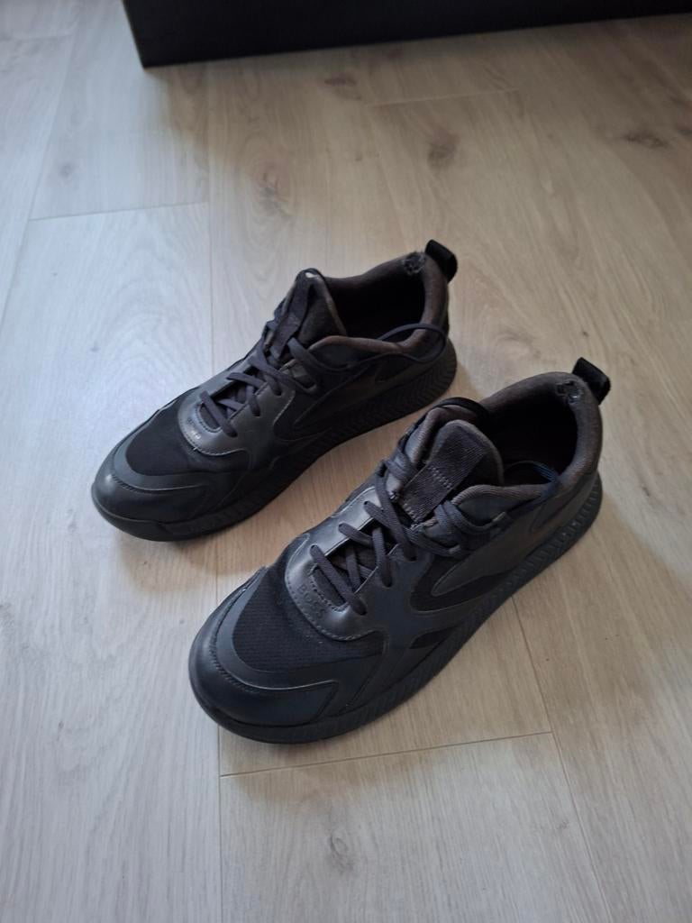 Zwarte BOSS Sneakers - maat 43, Zwart, Ophalen of Verzenden, Hugo Boss, Sneakers of Gympen