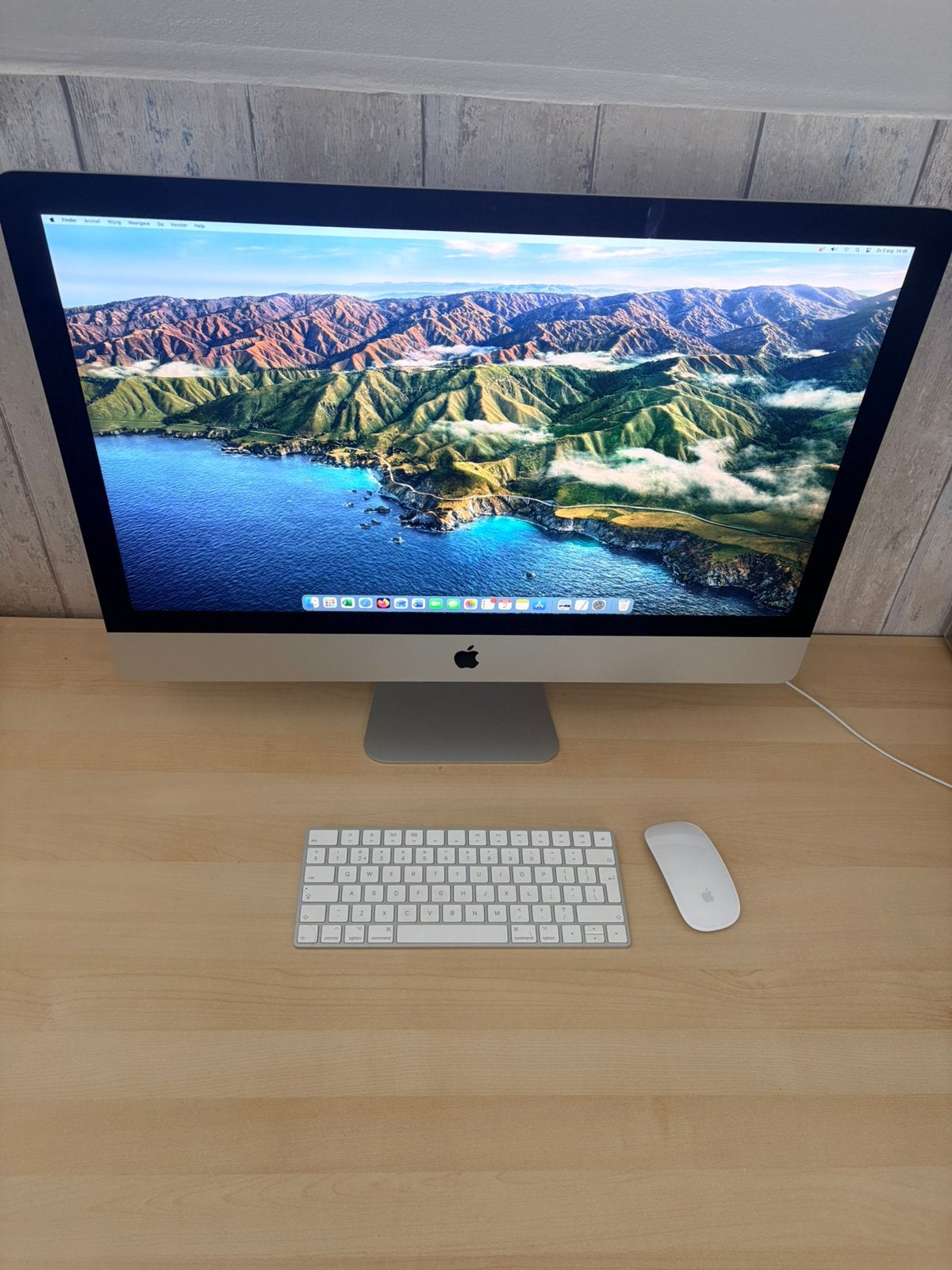 Apple iMac 2020 27 inch 5k incl orinigele doos, Gebruikt, IMac, Ophalen of Verzenden, 3 tot 4 Ghz