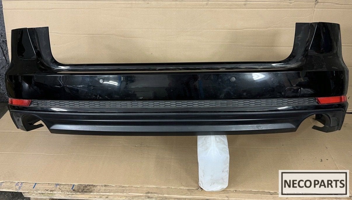 AUDI A4 B9 8W S-LINE KOMBI ACHTERBUMPER LY9T ALLES LEVERBAAR, Gebruikt, -, Achter, -
