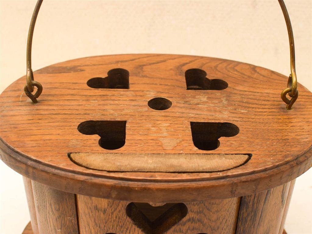Houten voetenstoof 52070, Huis en Inrichting, Minder dan 50 cm, Gebruikt, 125 cm of meer, Ophalen of Verzenden