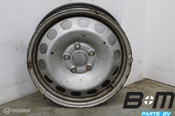 1 losse 16 inch stalen velg VW Caddy 2K 2K3601027, Gebruikt, Velg(en)