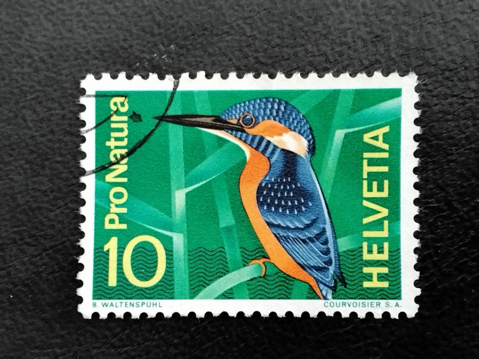 ijsvogel zegel gestempeld, Verzenden, Gestempeld, Dier of Natuur