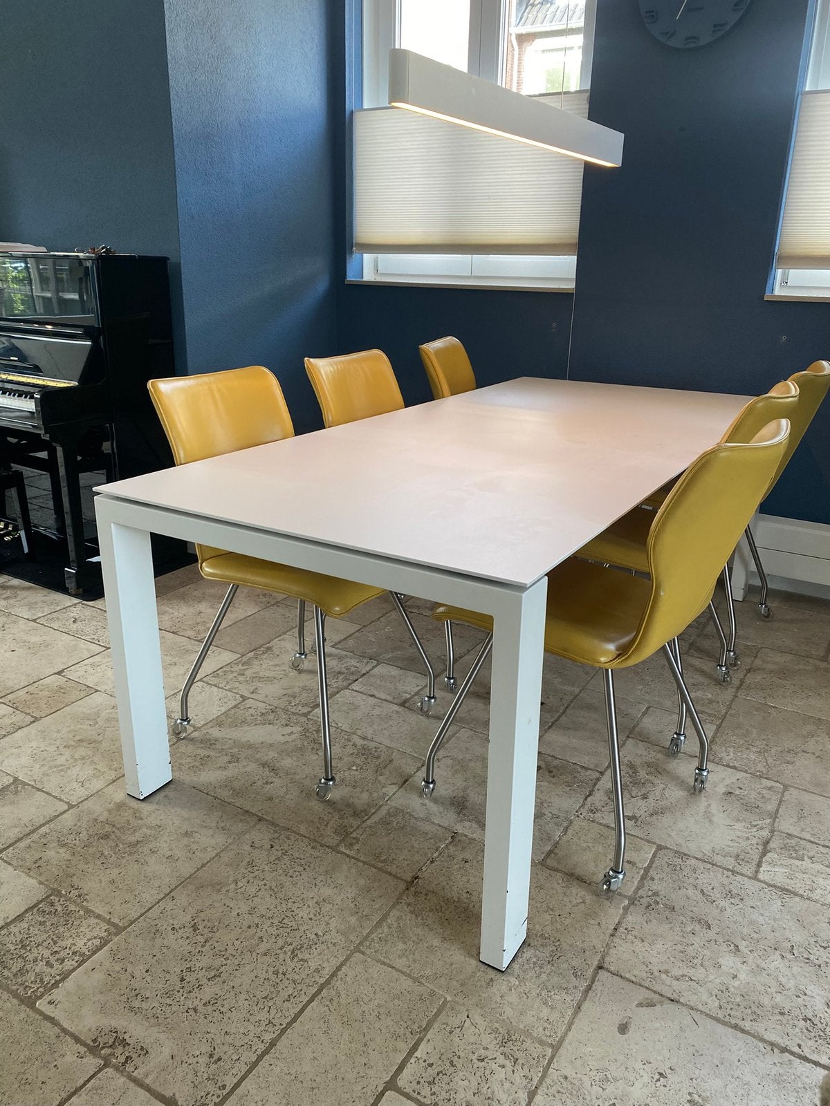 Uitschuifbare eettafel voor 6 tot 10 pers.!, Huis en Inrichting, Tafels | Eettafels, Ophalen, 200 cm of meer, 50 tot 100 cm, Zo goed als nieuw