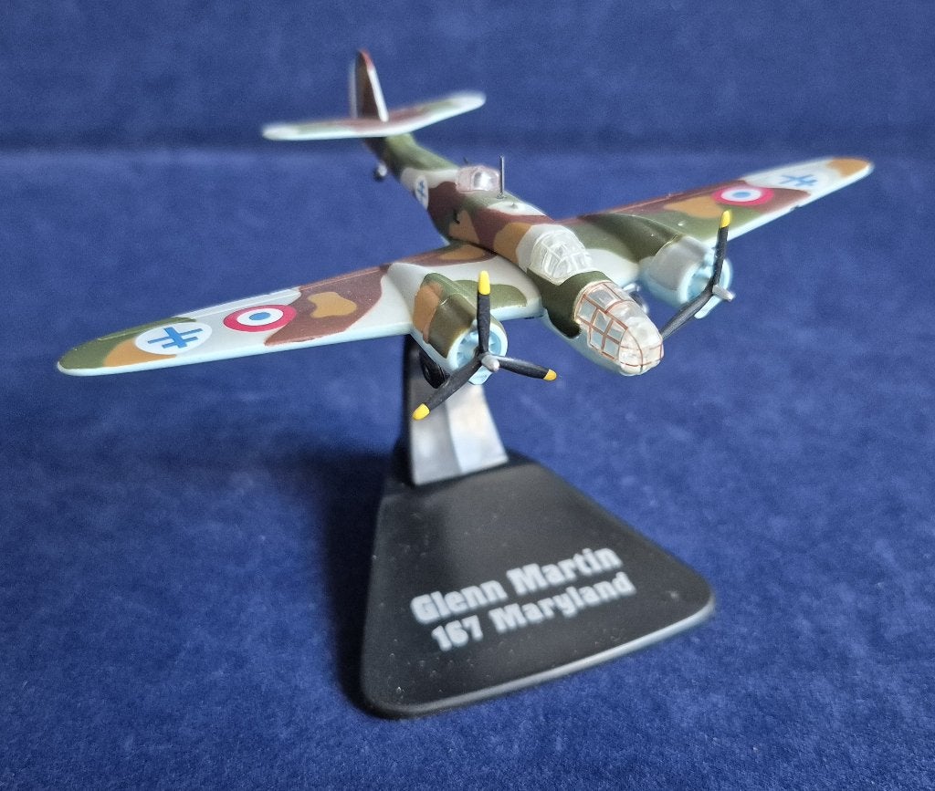 Metalen model van een Glenn Martin 167 Maryland (M103), Verzamelen, Ophalen of Verzenden, Gebruikt, Schaalmodel