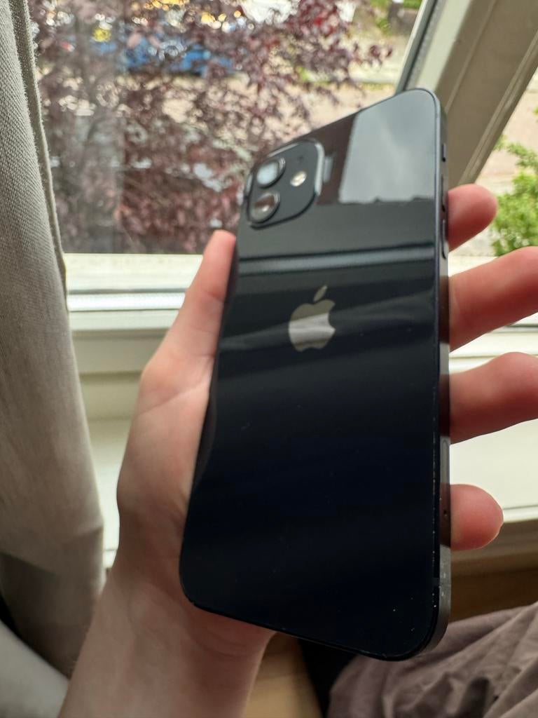 iPhone 12 Zwart - 256 GB, Telecommunicatie, Mobiele telefoons | Apple iPhone, Gebruikt, Zwart, IPhone 12, Zonder simlock