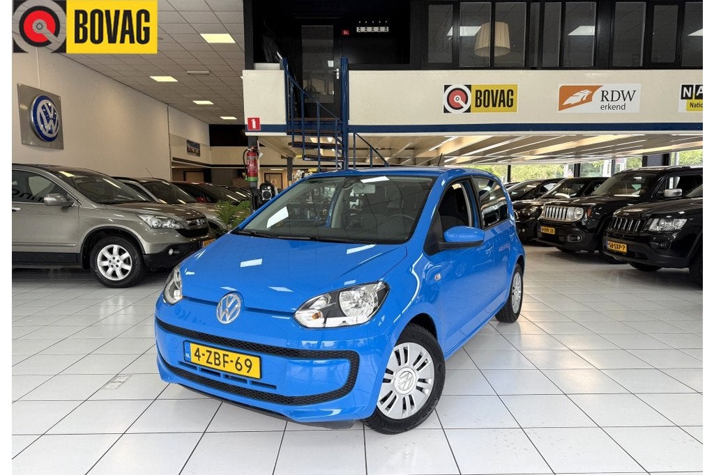 Volkswagen up! 1.0 move up! BlueM Bovag Garantie Airco, Euro 5, Stof, Gebruikt, Up!