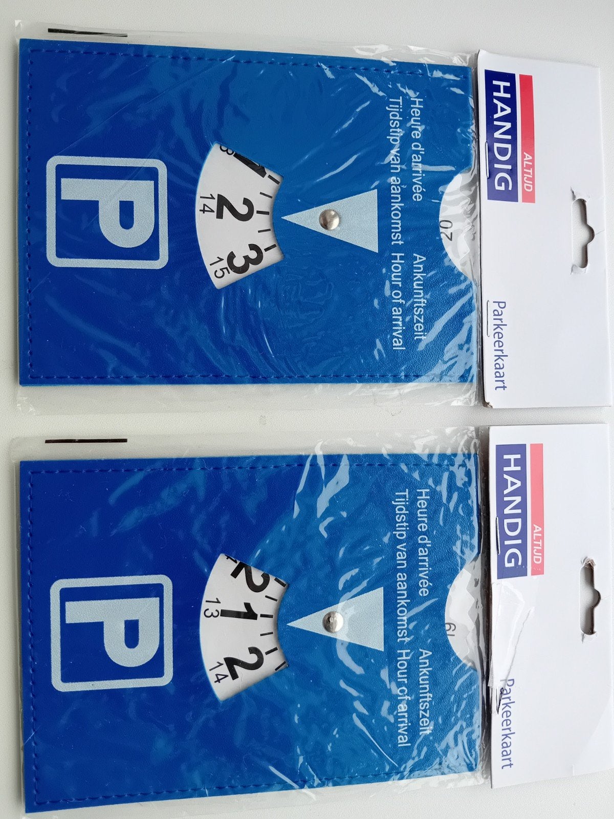Parkeerschijf/Parkeerkaart blauw 2 stuks.  Nieuw!, Auto diversen, Ophalen, Nieuw
