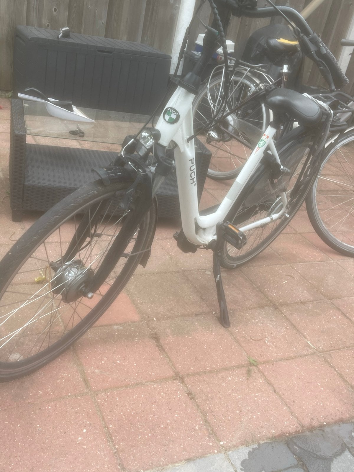 Puch E-bike met lage instap defecte  accu!!, Fietsen en Brommers, Fietsen | Dames | Damesfietsen, Velgrem, Ophalen, Overige merken