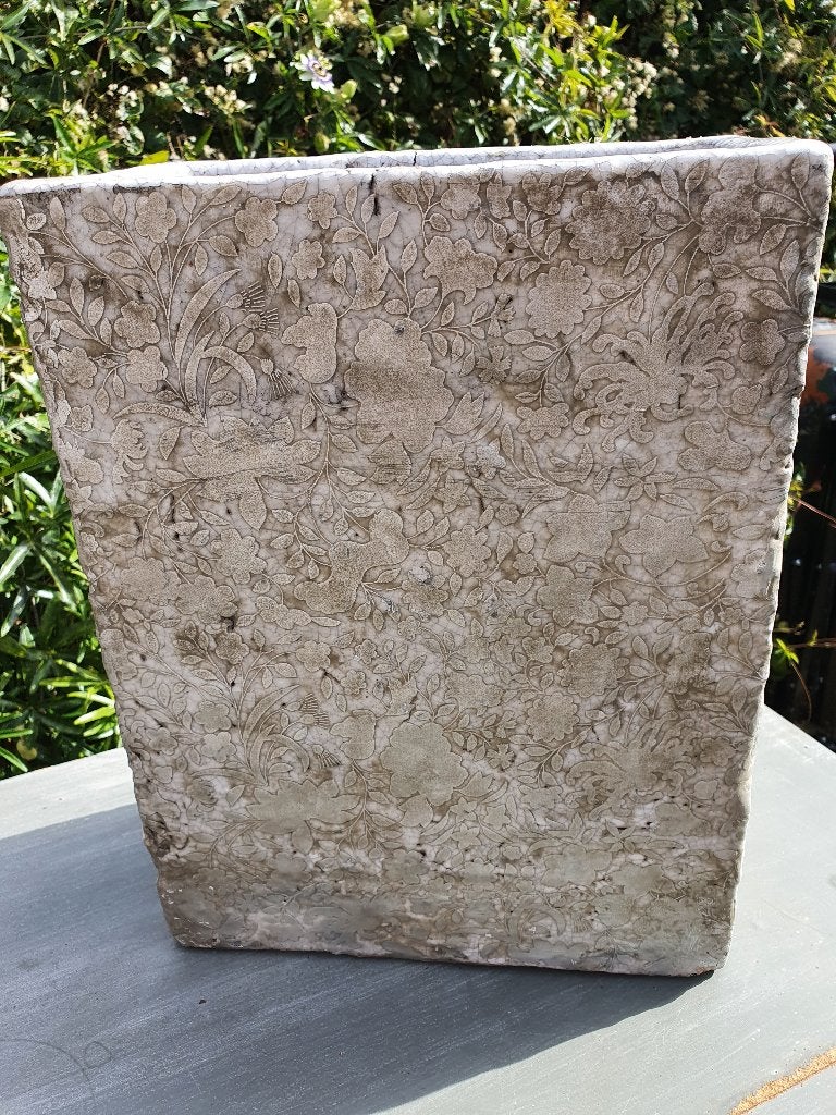 Keramiek aardewerk bloempot  Nieuw, Ophalen, Aardewerk, Rechthoekig, Binnen