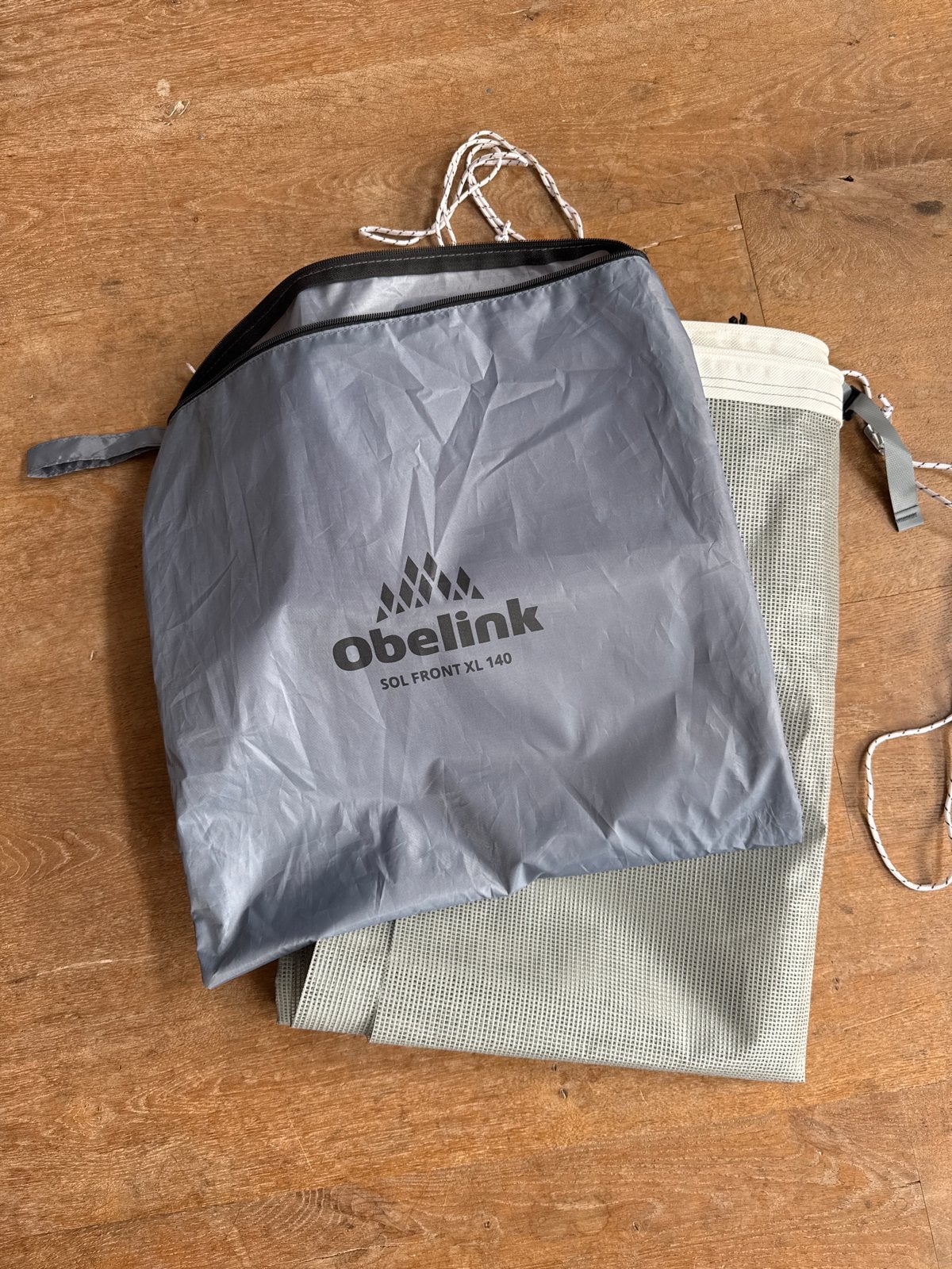 Obelink Sol Front XL 140 - Zonnescherm voor voortent, Ophalen of Verzenden, Zo goed als nieuw