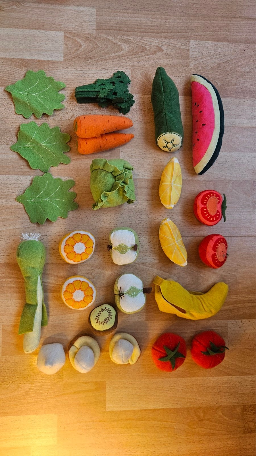 Stoffen speelgoed eten: groenten/fruit, Ophalen of Verzenden, Zo goed als nieuw, Overige materialen, Speelkeuken-accessoire
