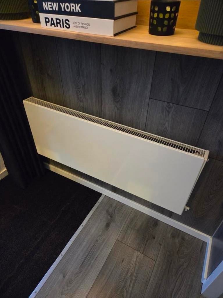 Radiator wit vlak (100x40), Ophalen, 30 tot 80 cm, Radiator, Zo goed als nieuw