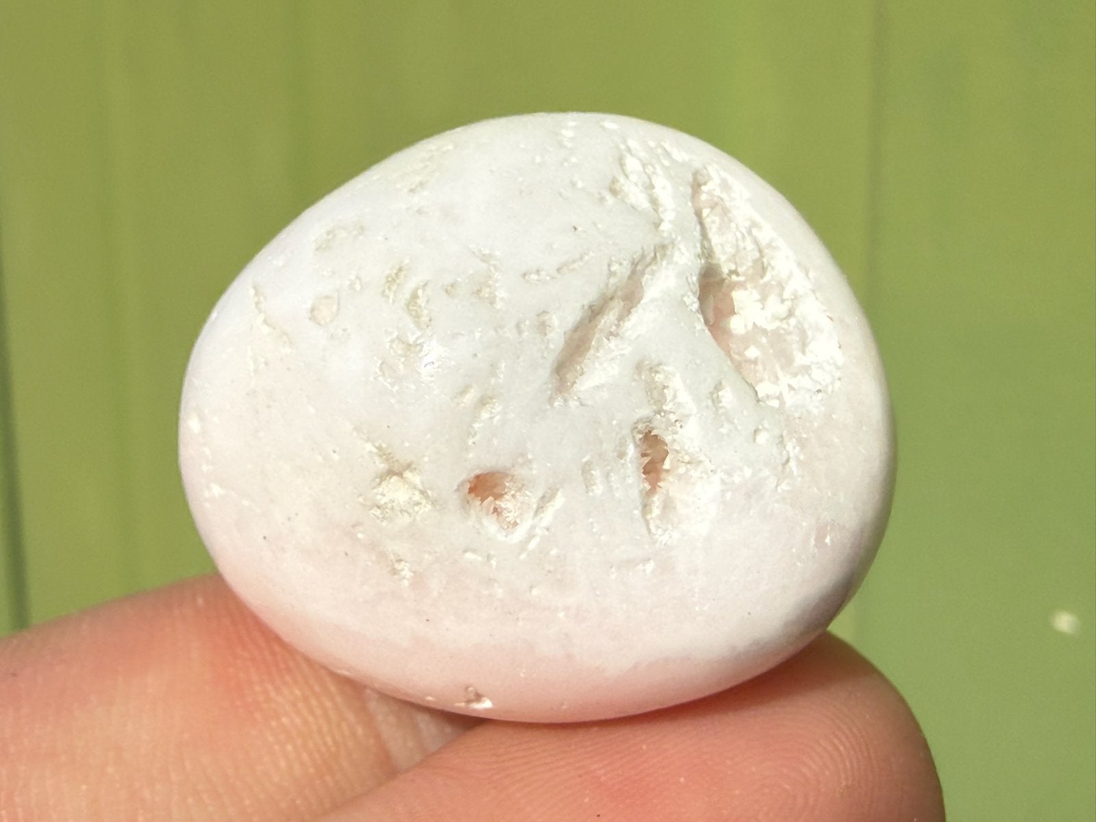 Fluoriserende Mangano Calciet Peru broekzaksteen mineralen, Ophalen of Verzenden, Mineraal