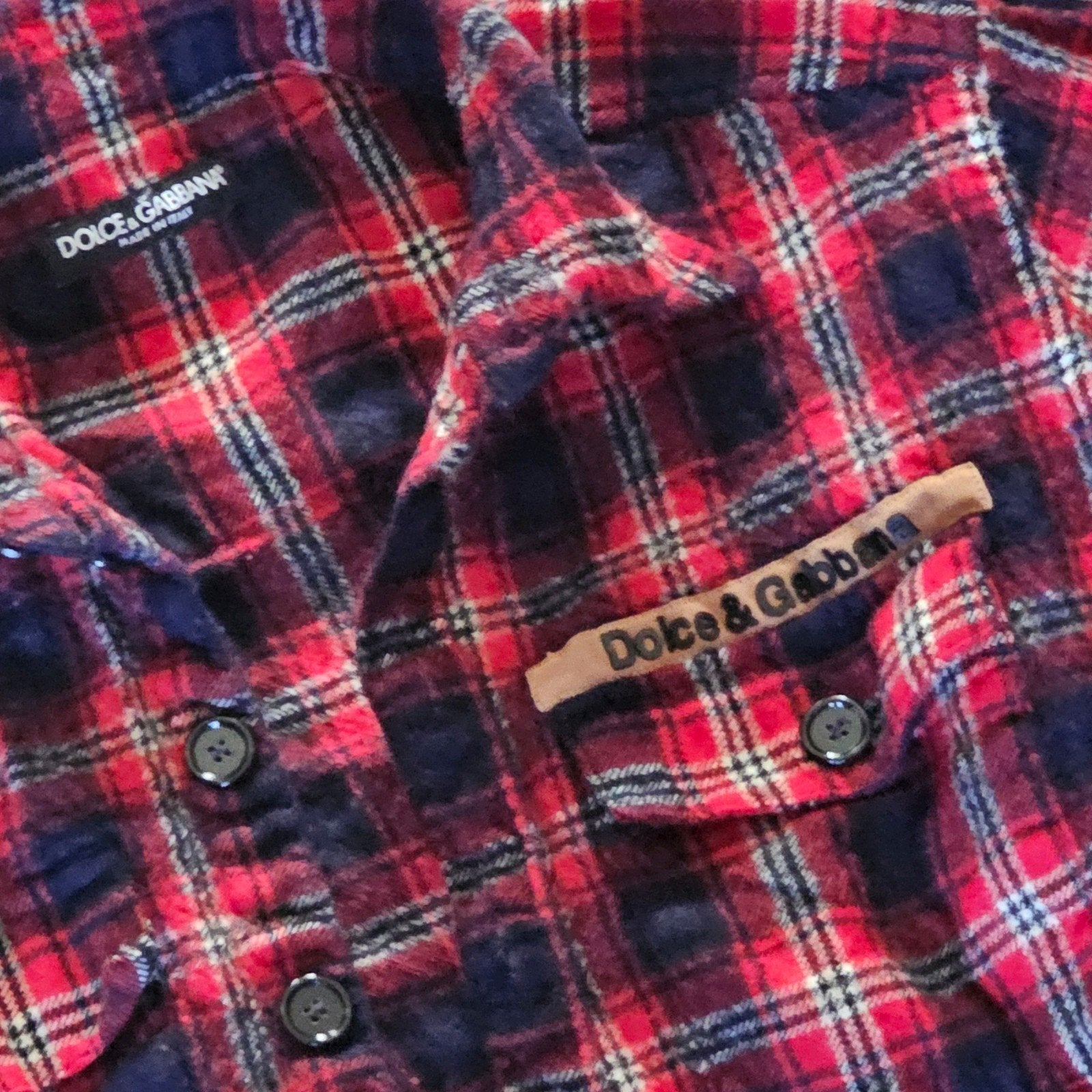 Dolce&Gabanna 46 logo shirt wol, Dolce & Gabbana, Ophalen of Verzenden, Zo goed als nieuw, Overige halswijdtes