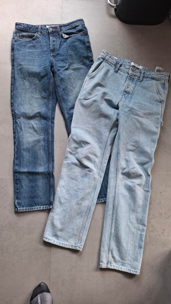 Twee zgan spijkerbroeken jeans straight fit only&sons 30/32, Kleding | Heren, Broeken en Pantalons, Ophalen, Blauw, Zo goed als nieuw