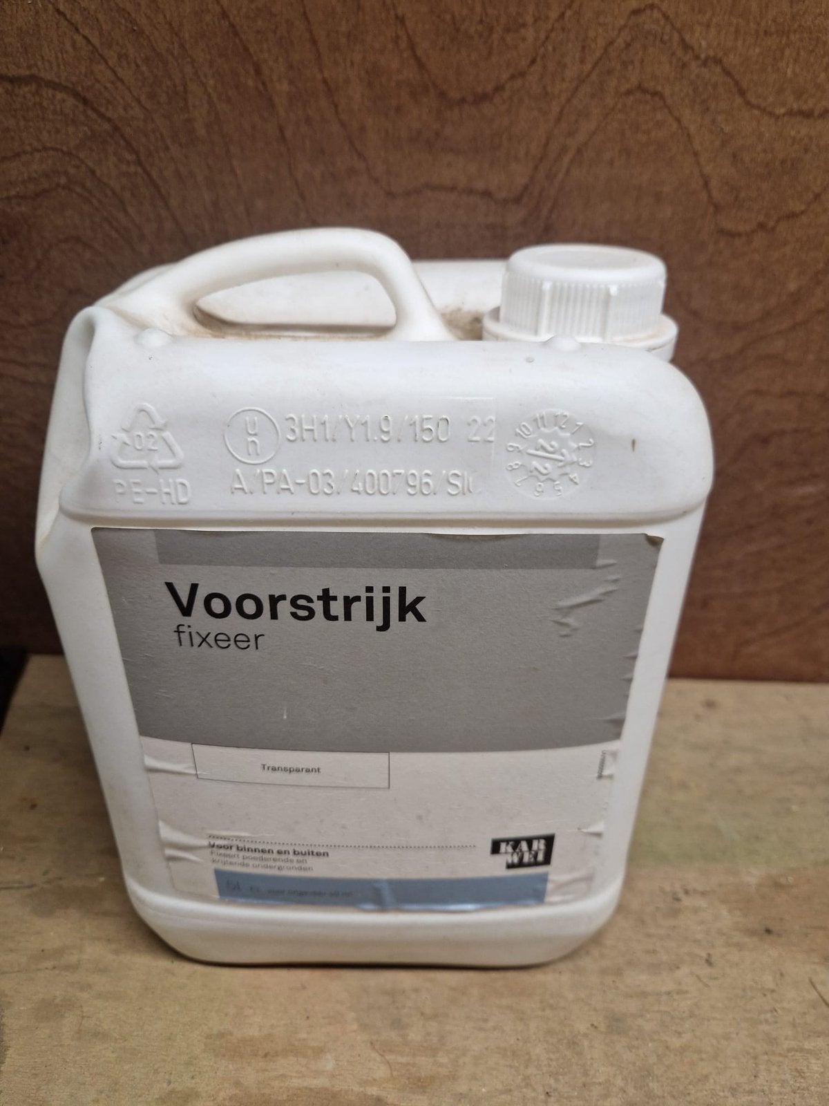 Voorstrijk fixeer, 5 liter, Ophalen, Zo goed als nieuw, Wit