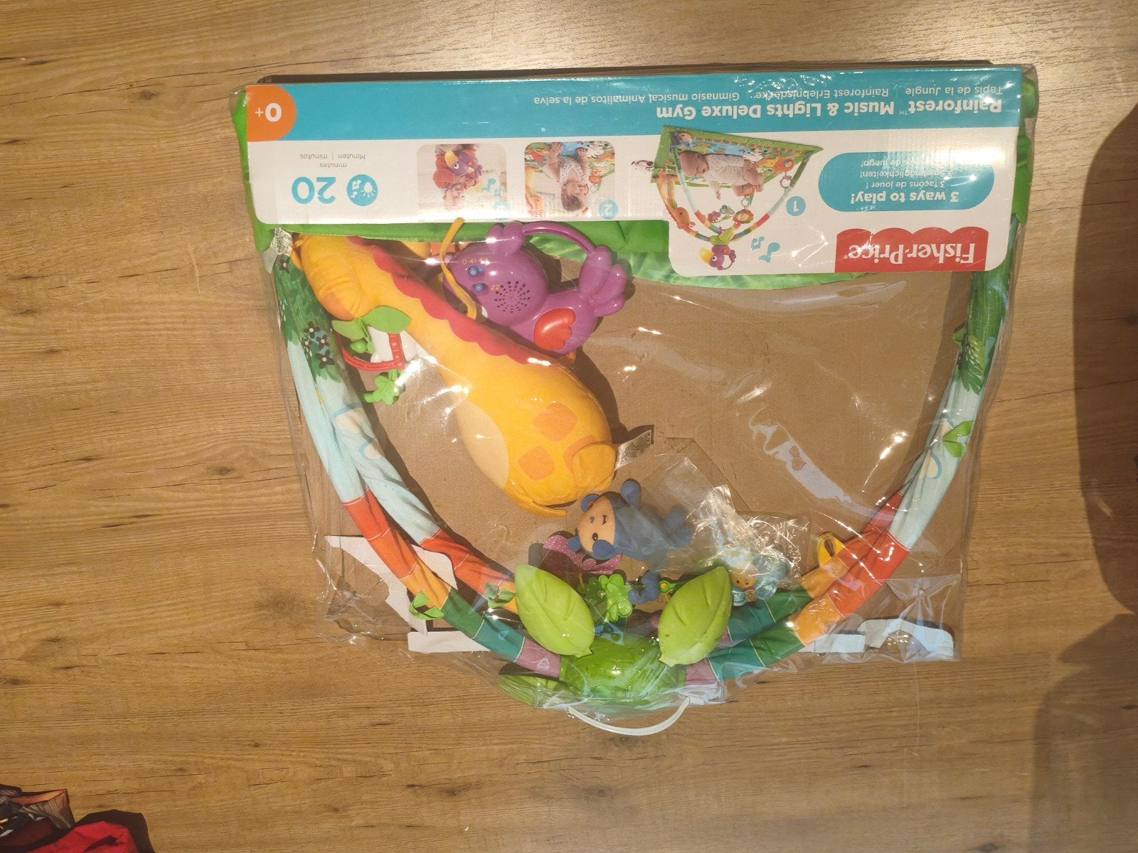 Fisher-Price Rainforest Muziek & Licht Deluxe Babygym, Ophalen, Nieuw, Babygym, Met licht