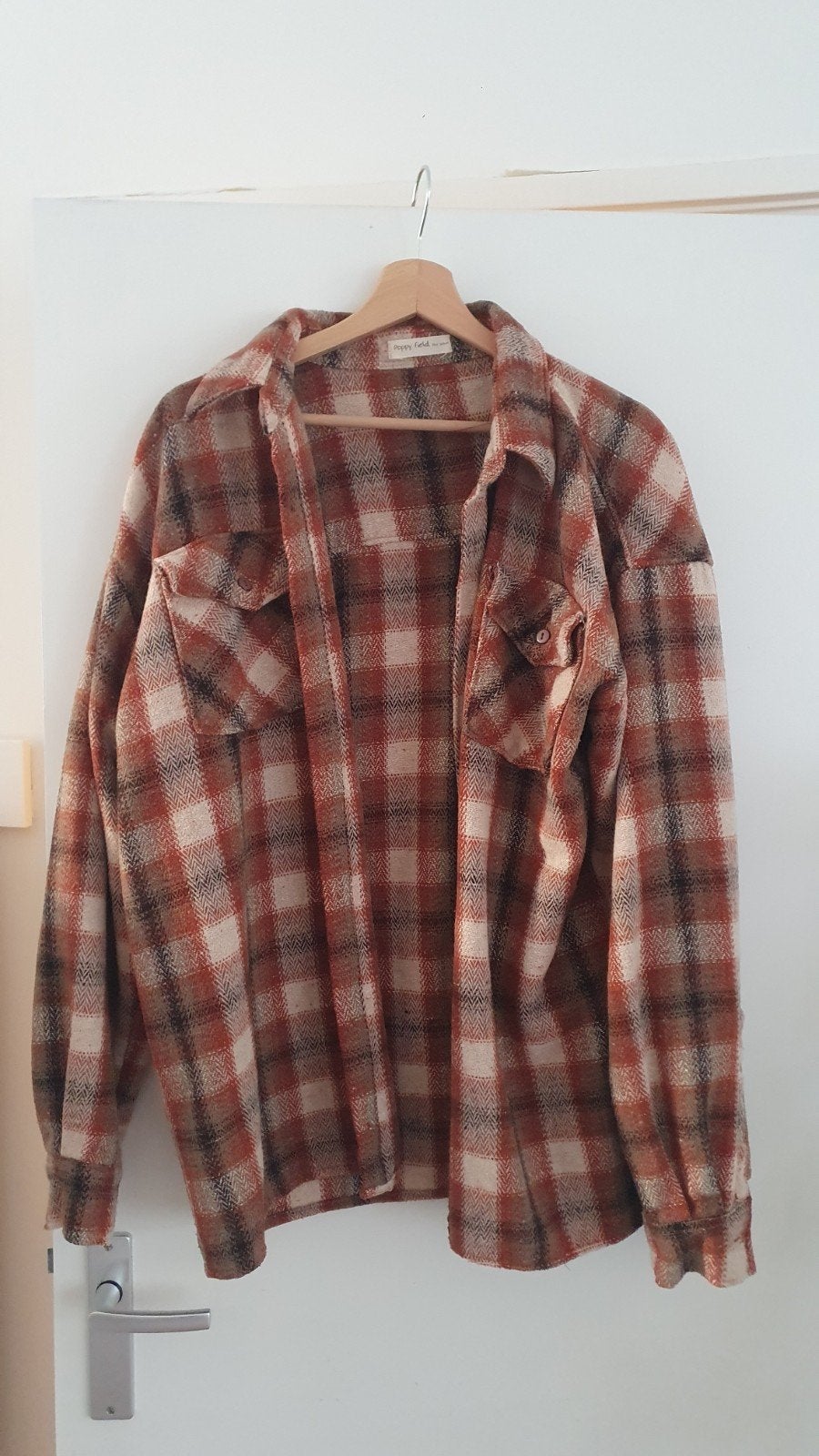 Poppy Field Geruite Overshirt - Maat M, Maat 38/40 (M), Poppy Field, Meerkleurig, Ophalen of Verzenden