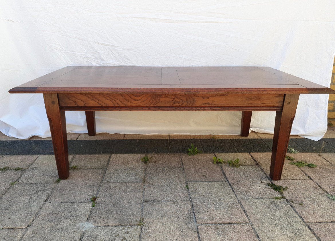 Bannink Jugendstil Kersenhouten Salontafel, 100 tot 150 cm, Kersenhout, Rechthoekig, 50 tot 100 cm