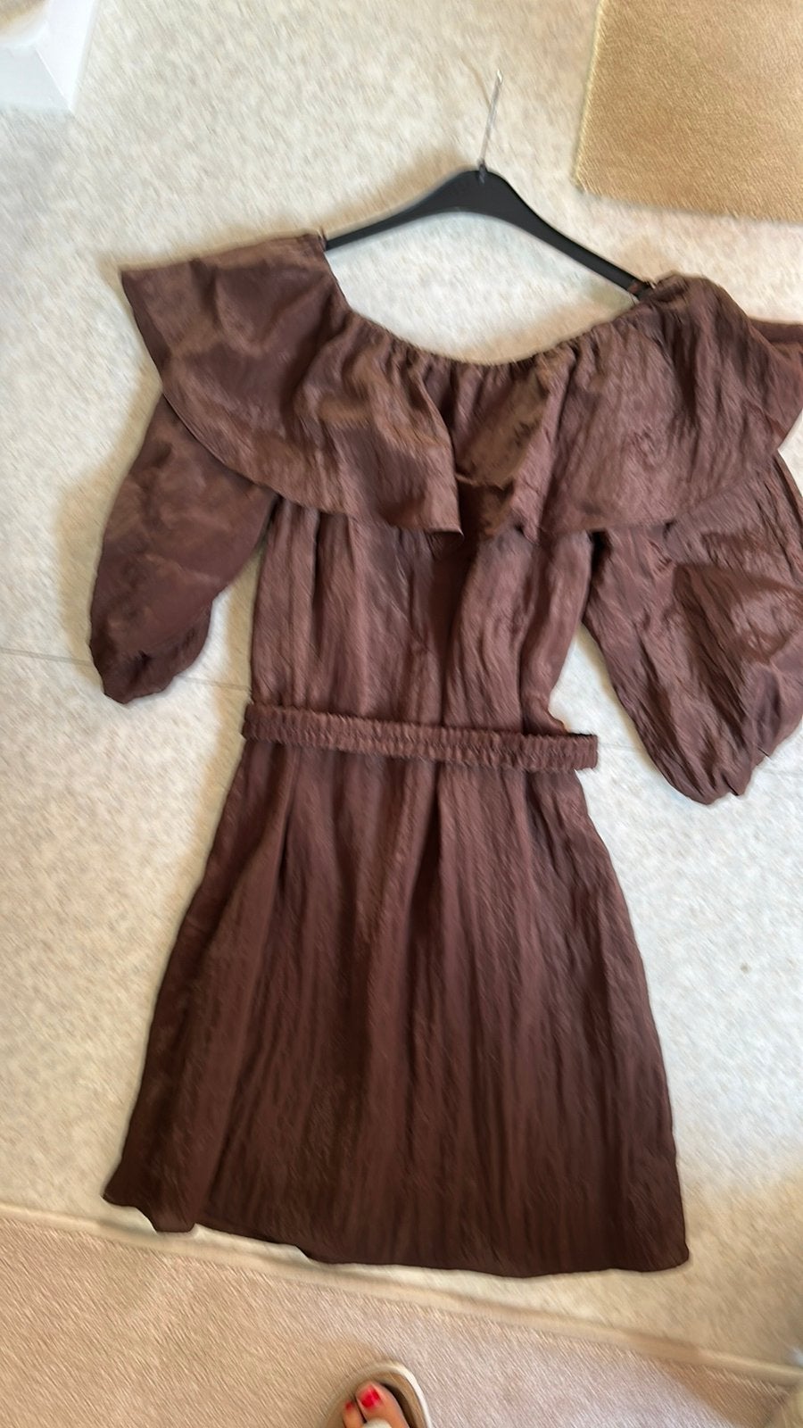 NIEUW Dante 6 jurk bruin maat s, Kleding | Dames, Jurken, Bruin, Nieuw, Ophalen of Verzenden, Maat 36 (S)