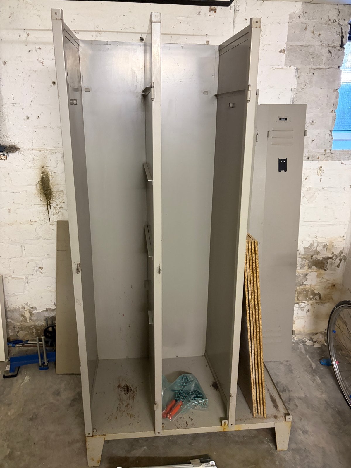 Vintage Lockerkast 3 Deurs - Industrieel Design, Huis en Inrichting, Ophalen, Gebruikt