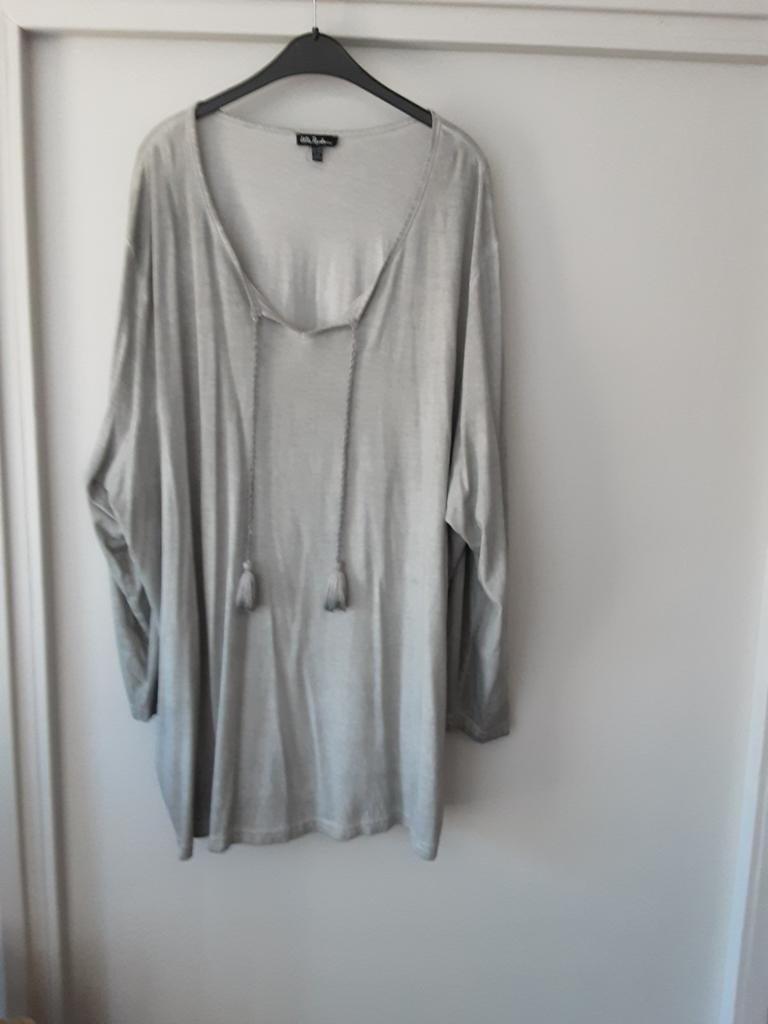 Tuniek Ulla Popken maat 54/56 zgan //shirt ulla popken maat, Ophalen of Verzenden, Zo goed als nieuw, Blauw, Blouse of Tuniek