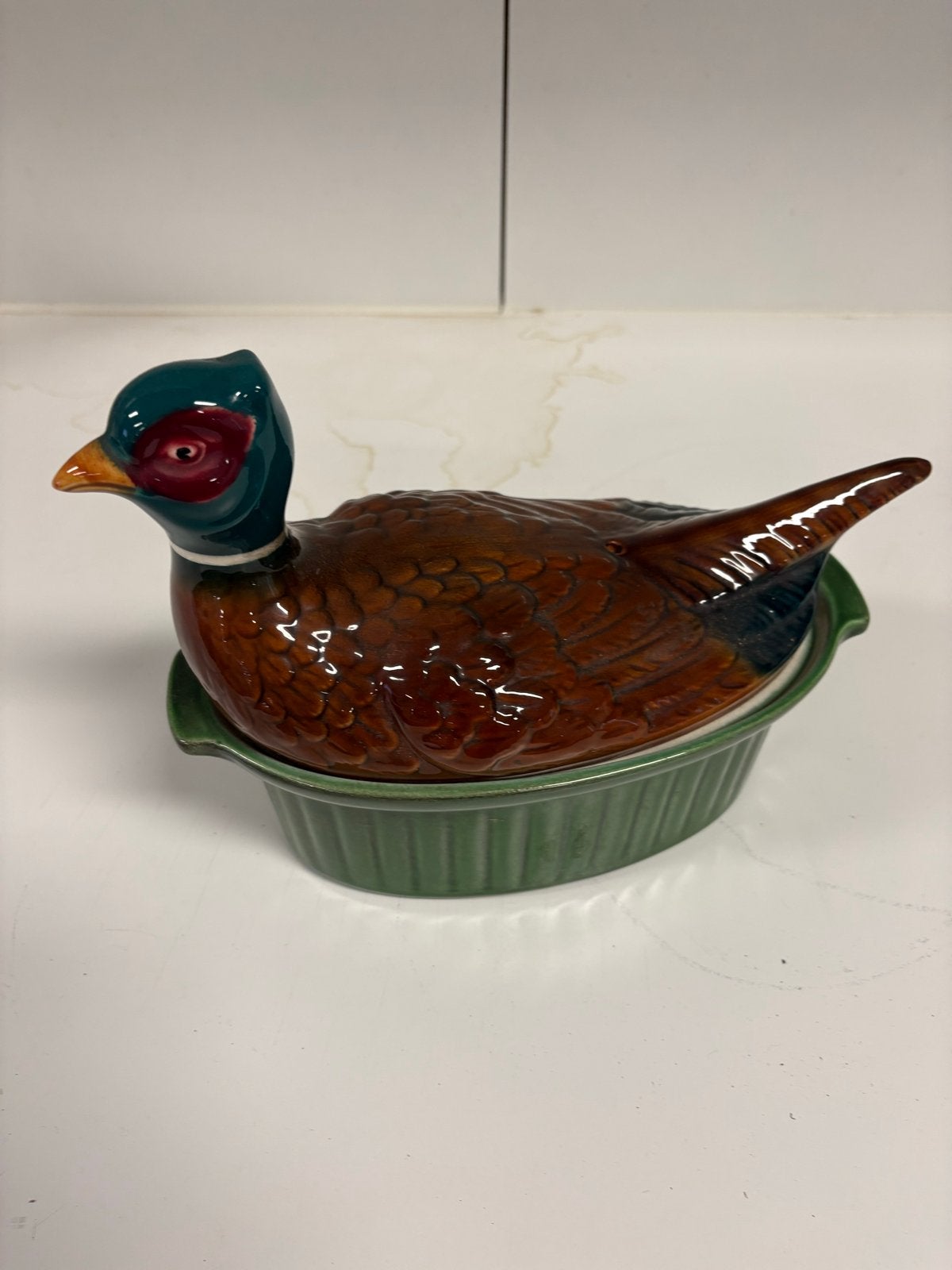 Vintage Frans Aardewerk Terrine Patépotje, Antiek en Kunst, Antiek | Keramiek en Aardewerk, Ophalen of Verzenden