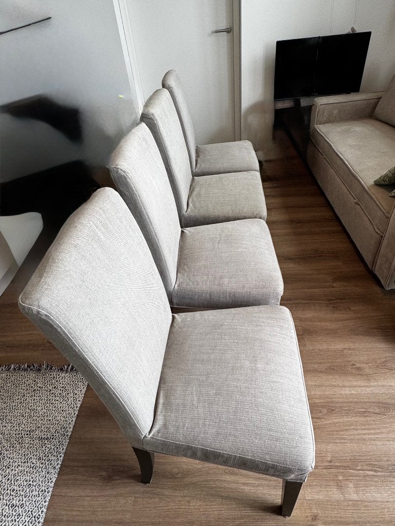 4 IKEA Henriksdal Dining Chairs / Eetkamerstoelen, Huis en Inrichting, Stoelen, Ophalen, Modern, tijdloos, Zo goed als nieuw, Vier