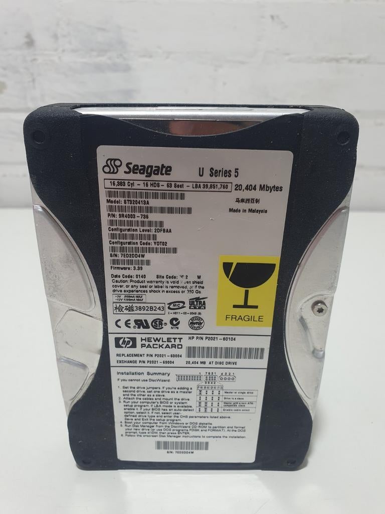 Seagate U Series 5 ST320413A 20,4 GB Ultra ATA harde schijf, Computers en Software, Intern, Gebruikt, 20,4GB, .