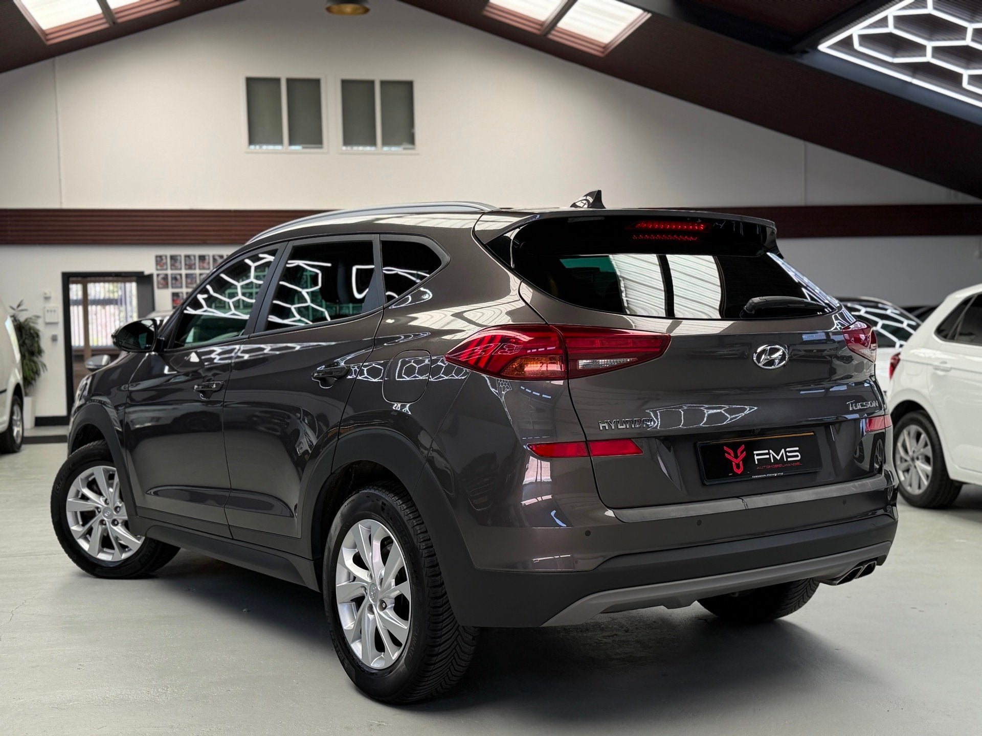 Hyundai Tucson 1.6 T-GDI CarPlay Camera Trekhaak, Auto's, Stof, Gebruikt, 4 cilinders, Bedrijf