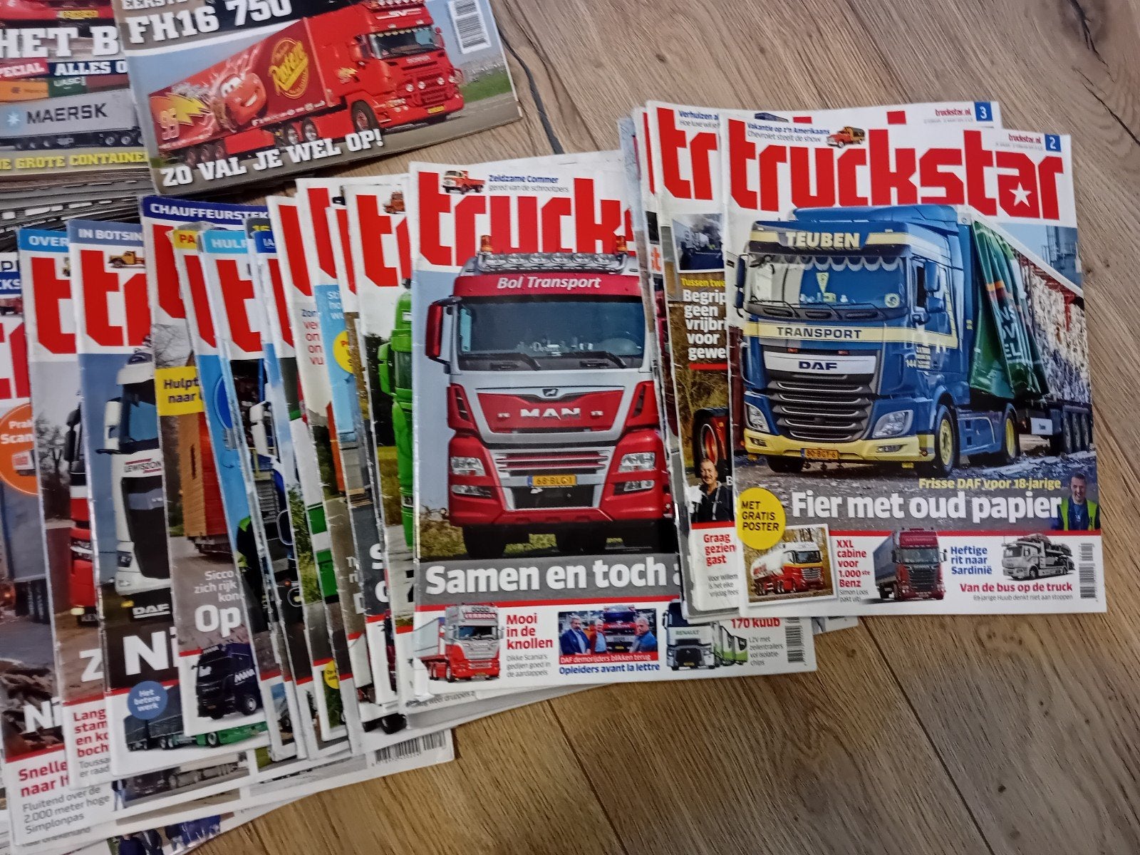 Grote verzameling Truckstar en Trucks tijdschriften, Ophalen, Gelezen